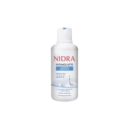 Nidra Intimolatte pH 4.5 - Soothing, Moisturizing Intimate Cleanser, 500 ml