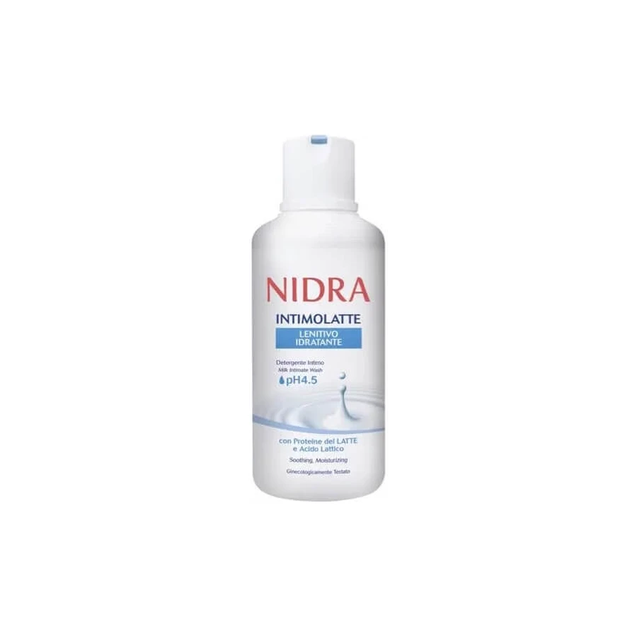 Nidra Intimolatte pH 4.5 - Soothing, Moisturizing Intimate Cleanser, 500 ml