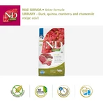 Farmina N&amp;d Quinoa Urinary Pato, quinoa, arándano rojo y manzanilla - Alimento completo para gatos adultos con problemas urinarios, 1,5 kg