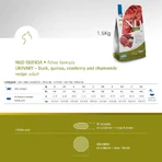 Farmina N&amp;d Quinoa Urinary Pato, quinoa, arándano rojo y manzanilla - Alimento completo para gatos adultos con problemas urinarios, 1,5 kg