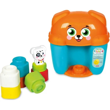 Clementoni Soft Clemmy - Seau d'activités pour chiens et chiots