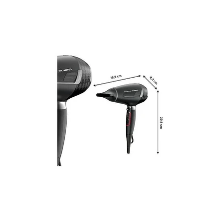 Secador de pelo Rowenta X Karl Lagerfeld K/Pro Stylist, motor de CA profesional de 2200 W, secado ultrarrápido - Negro