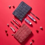 Deborah Kit : Look parfait - Mascara « Instant Maxi Volume » + Crayon pour les yeux noir 24 heures + Démaquillant biphasé + Pochette