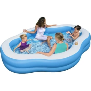 Bestway Inflatable Pool with Transparent Window, 270 x 198 x 51 cm