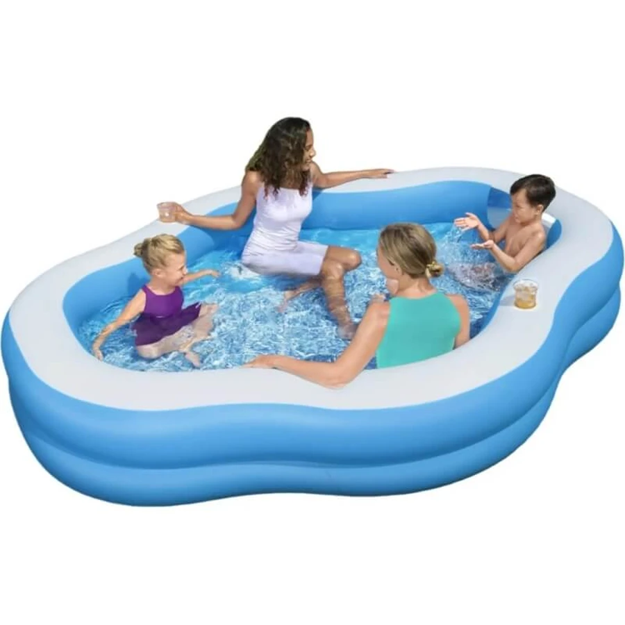 Bestway Inflatable Pool with Transparent Window, 270 x 198 x 51 cm