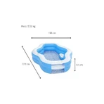Bestway Inflatable Pool with Transparent Window, 270 x 198 x 51 cm