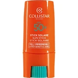 Collistar SPF 50+ Zonnebrandstick voor het gezicht voor de overgevoelige huid, zeer hoge bescherming, 9 g