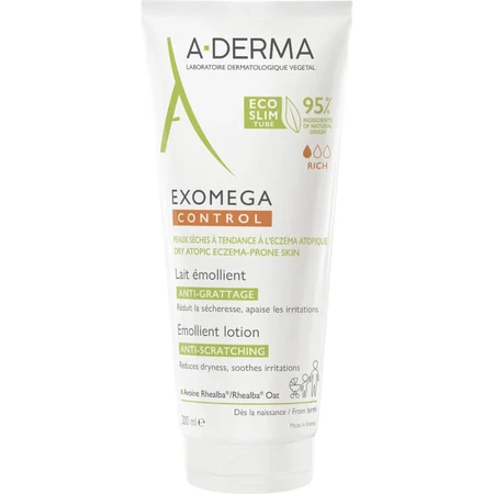 Aderma Exomega Control - Kalmerende lotion tegen jeuk, 200 ml