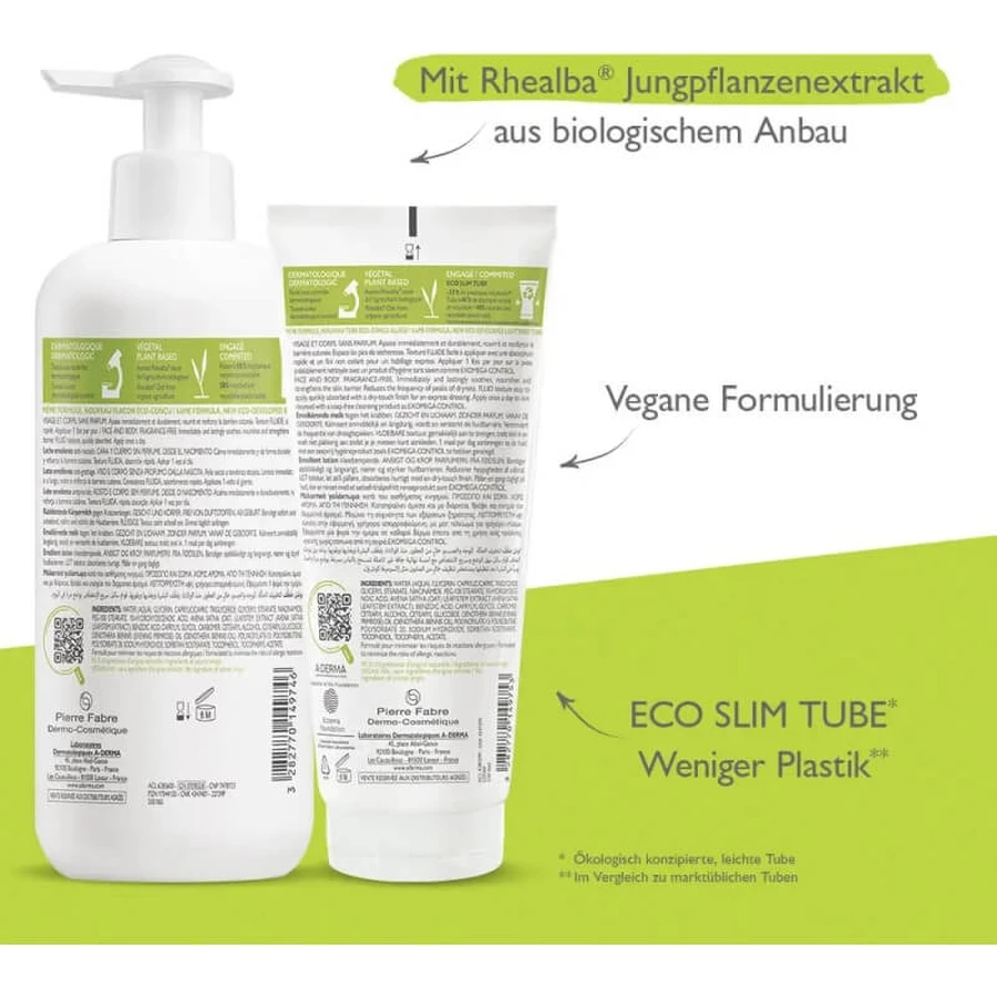 Aderma Exomega Control - Kalmerende lotion tegen jeuk, 200 ml