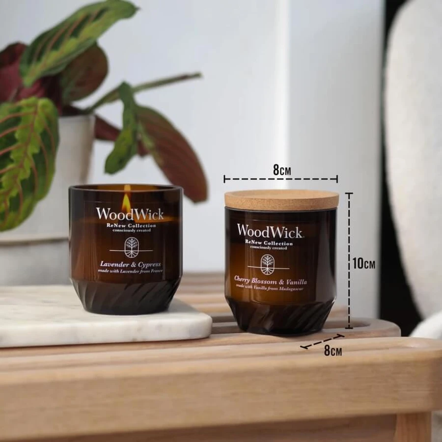 Woodwick Black Currant &amp; Rose – Duftkerze, mittelstark, 181 g
