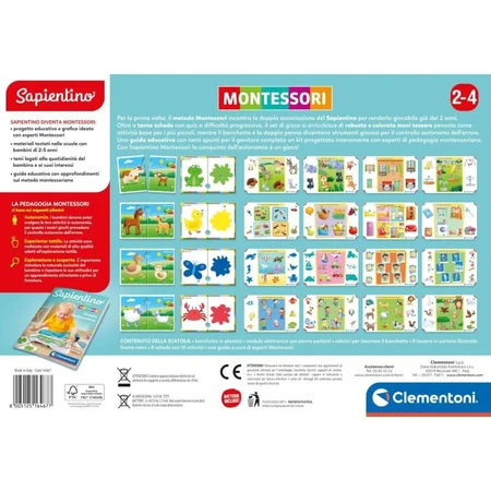 Clementoni Sapientino Montessori - Educatieve speelset voor kinderen van 2 tot 4 jaar