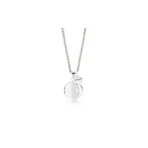 Mamijux Call the Angels - Stalen ketting met verzilverde hartvormige hanger