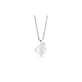 Mamijux Call the Angels - Stalen ketting met verzilverde hartvormige hanger
