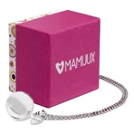 Mamijux Call the Angels - Stalen ketting met verzilverde hartvormige hanger