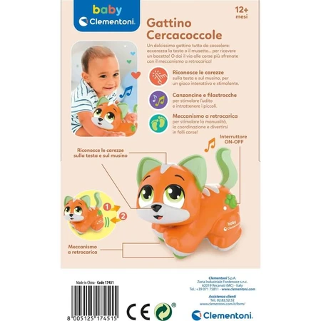 Clementoni «Gatito cariñoso» - Juguete interactivo
