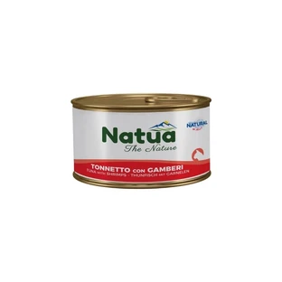 Natua Natuurlijke tonijn en garnalen in gelei – Compleet kattenvoer, 85 g