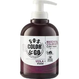 Alama Sos Color &amp; Go - Mascarilla capilar acondicionadora con color 300 ml - Morado