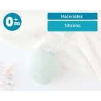Kiokids Schnullerhalter aus Silikon, Salbei, ab 0 Monaten