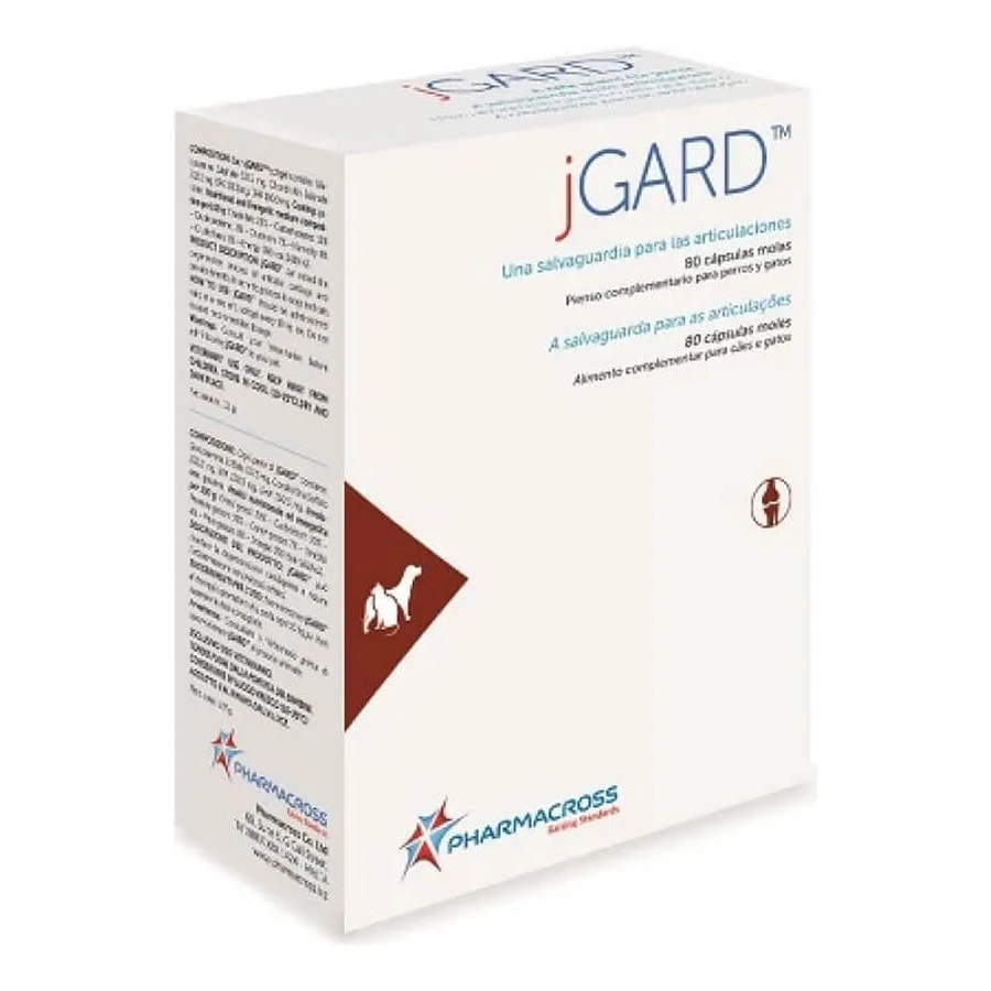 Pharmacross Jgard 80 capsules - a dietary supplement for the joints of dogs and cats