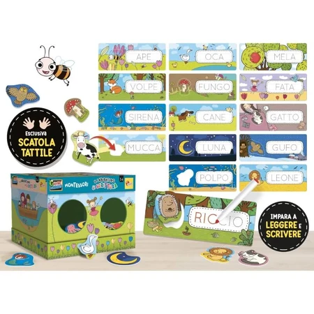 Lisciani Montessori Maxi-schrijfworkshop voor kinderen van 3 tot en met 6 jaar