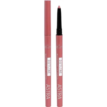 Astra Outline Waterproof Lip Pencil - Retractable Lip Pencil No. 08 Royal Burgundy