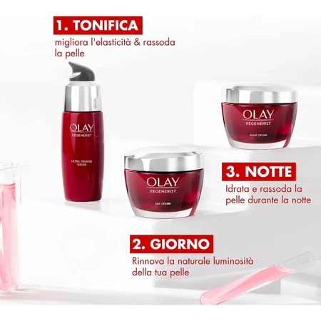 Crema de noche Olay Regenerist - Crema facial de noche antiarrugas, 50 ml