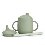 Suavinex Color Essence - 3-in-1 Silicone Training Cup, Green