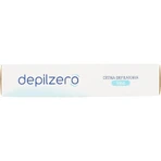 Depilzero ontharingscrème voor het gezicht voor de gevoelige huid met lotusbloem en aloë vera, 50 ml