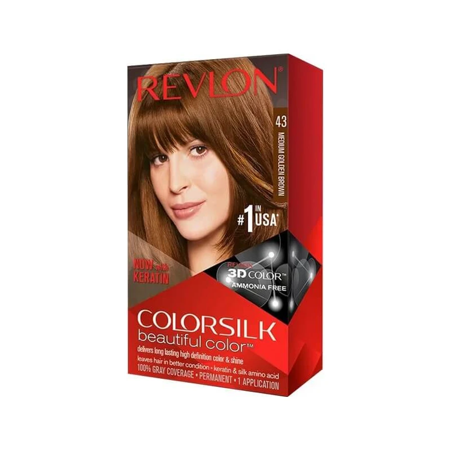Revlon Colorsilk Beautiful Color - Coloration n° 43 : Châtain doré moyen