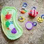 Baby Einstein Baby Einstein Sea Floor Explorers - Alfombra de juegos acuáticos portátil 2 en 1 para niños de 0 a 36 meses