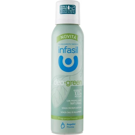 Infasil Deo Green Fresh Scent - Desodorante en spray, 125 ml