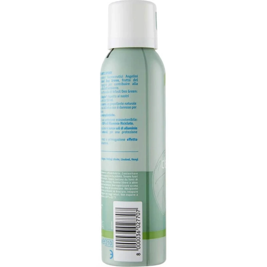 Infasil Deo Green Fresh Scent - Desodorante en spray, 125 ml