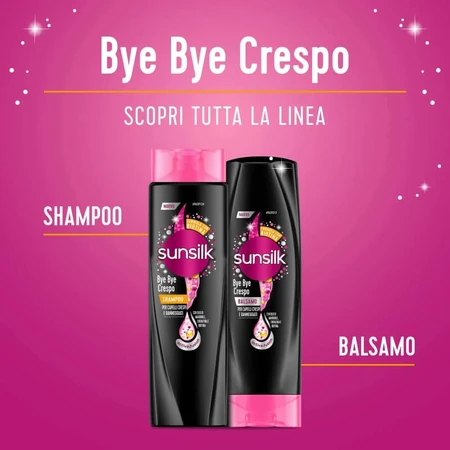 Sunsilk Bye Bye Frizz - Acondicionador para cabello encrespado y dañado, 200 ml