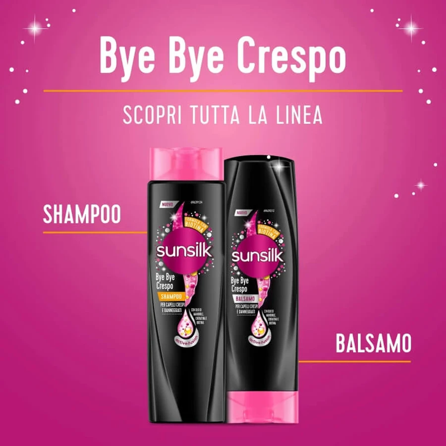 Sunsilk Bye Bye Frizz - Acondicionador para cabello encrespado y dañado, 200 ml