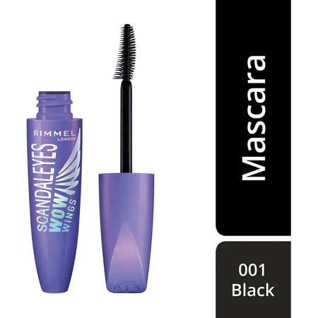 Rimmel ScandalEyes Wow Wings – Volumen-Mascara Nr. 001 Schwarz