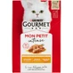 Purina Mon Petit Intense Pato, Pollo y Pavo - Comida húmeda para gatos, 6 x 50 g