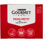 Purina Mon Petit Intense Pato, Pollo y Pavo - Comida húmeda para gatos, 6 x 50 g
