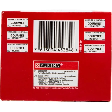 Purina Mon Petit Intense Pato, Pollo y Pavo - Comida húmeda para gatos, 6 x 50 g