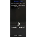 Giorgio Armani Designer Glow SPF 15 - Fond de teint revitalisant et illuminateur - N° 7