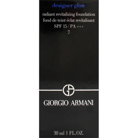 Giorgio Armani Designer Glow SPF 15 - Fond de teint revitalisant et illuminateur - N° 7
