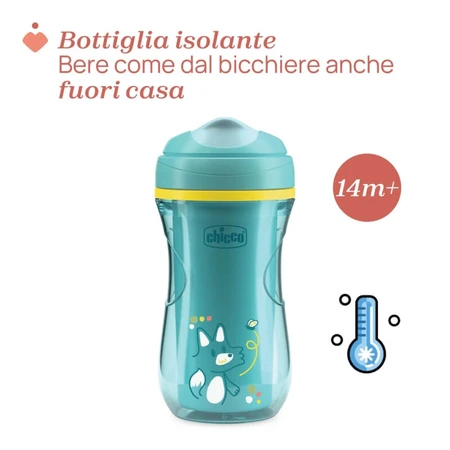 Chicco Active Cup, ab 14 Monaten, Fassungsvermögen 266 ml, hellblau