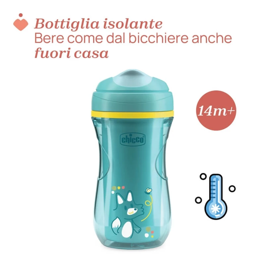 Chicco Active Cup, ab 14 Monaten, Fassungsvermögen 266 ml, hellblau