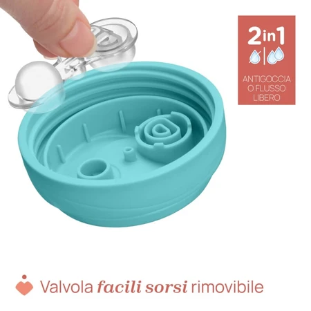 Chicco Active Cup, ab 14 Monaten, Fassungsvermögen 266 ml, hellblau