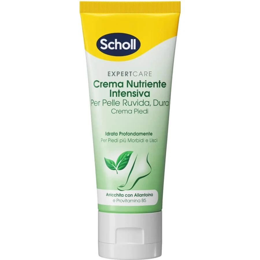 Scholl ExpertCare - Crème nourrissante intensive pour peaux rugueuses et calleuses, 75 ml
