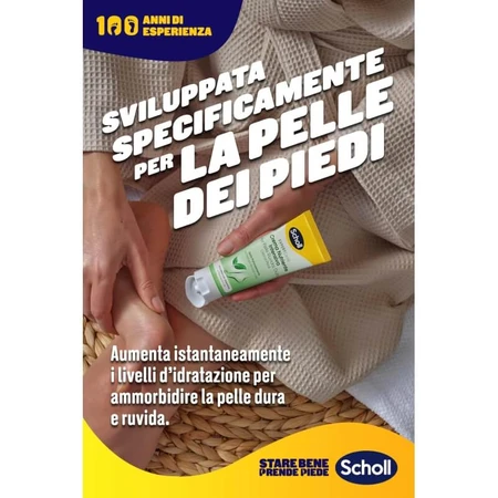 Scholl ExpertCare - Crème nourrissante intensive pour peaux rugueuses et calleuses, 75 ml