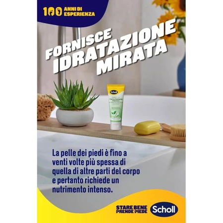 Scholl ExpertCare - Crème nourrissante intensive pour peaux rugueuses et calleuses, 75 ml