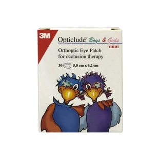 3M Italia. Parche ocular 3M Opticlude para niños y niñas, 5 x 6,2 cm - 30 miniparches