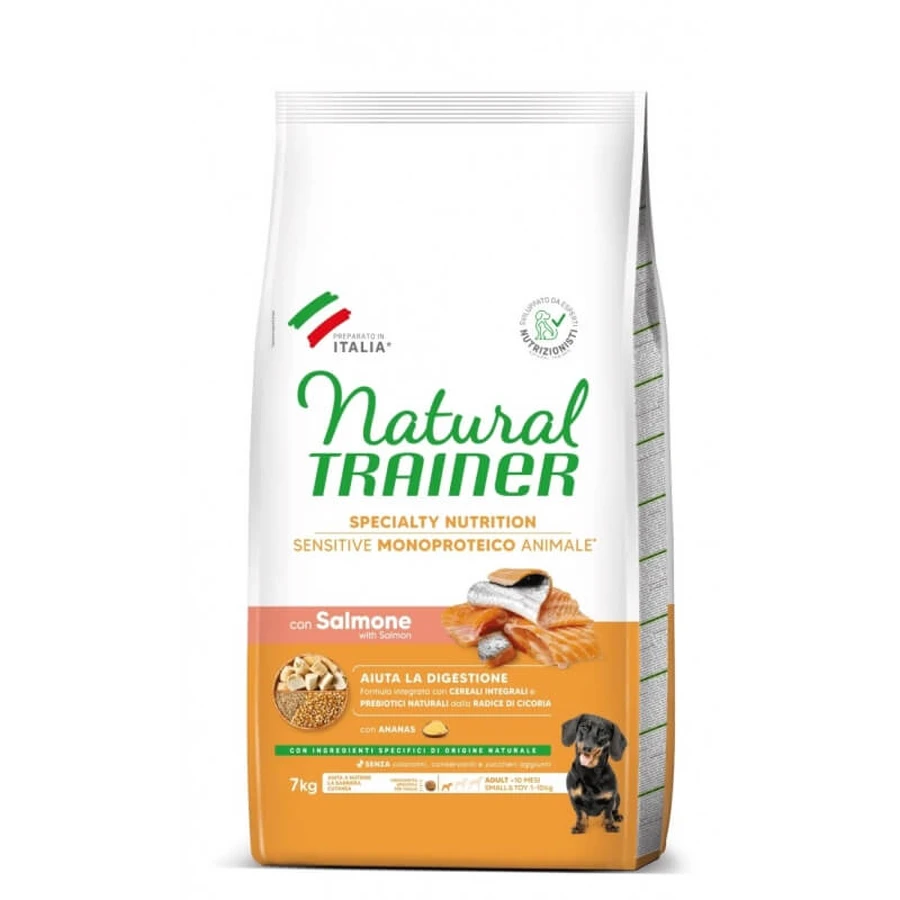 Natural Trainer Specialty Nutrition Adult Small &amp; Toy Salmon - Compleet hondenvoer, 7 kg