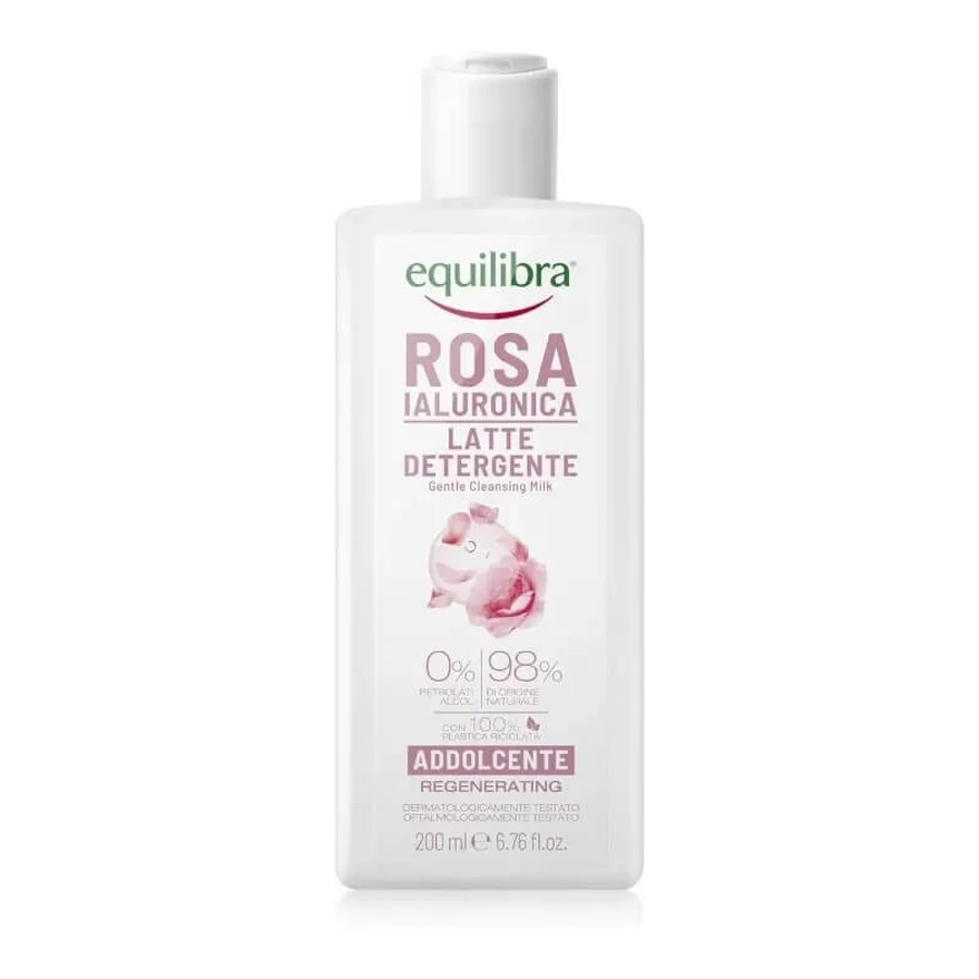 Equilibra Hyaluronic Rose - Softening Cleansing Milk 200 ml