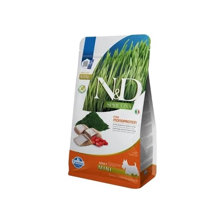 Farmina N&amp;d Spirulina Adult Mini au hareng - Aliment complet pour chiens, 2 kg